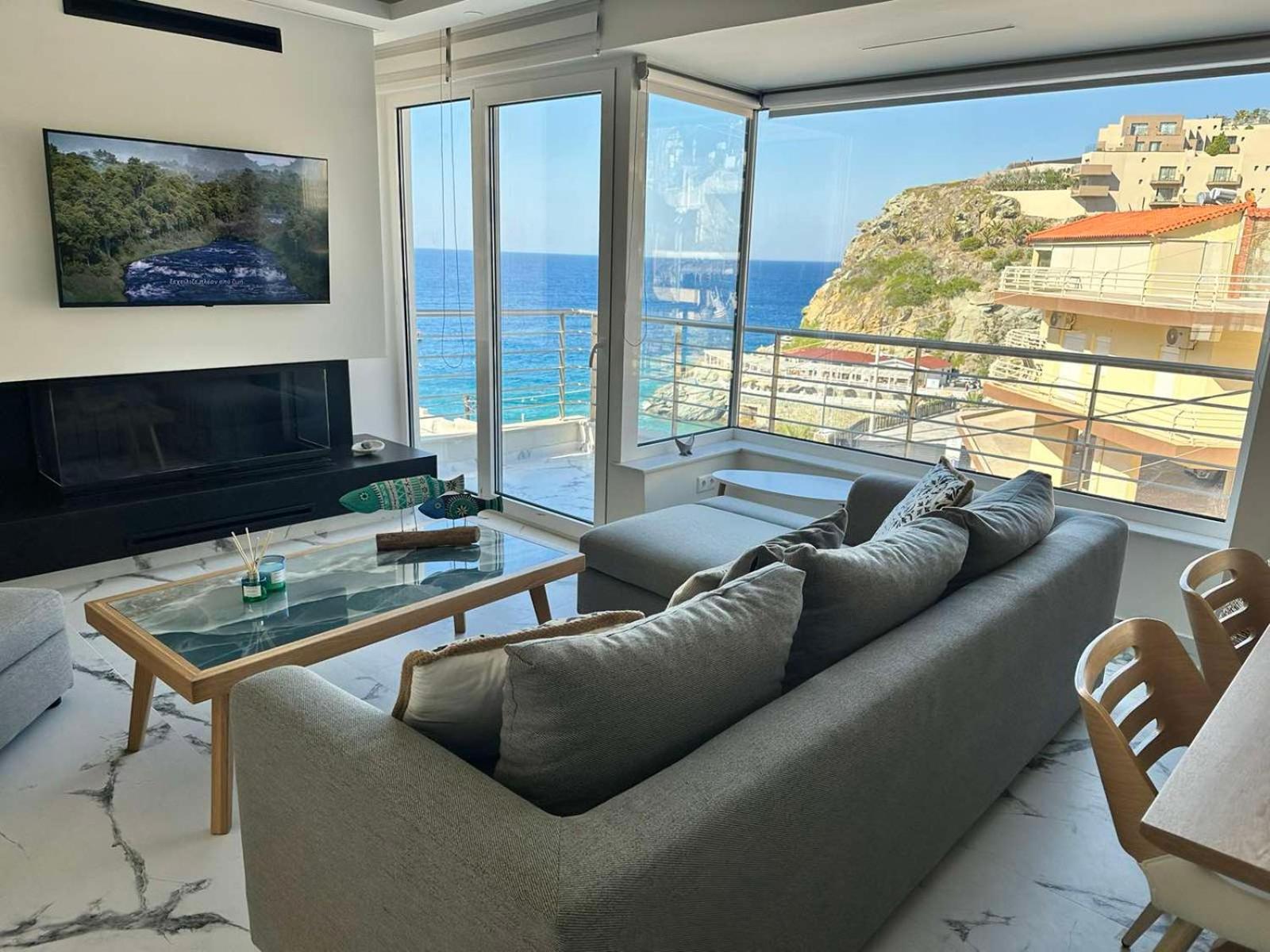 Popis Sea View Apartments Agia Pelagia  Exterior photo